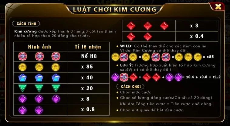 Tham Gia Trò Chơi Nổ Hũ Kim Cương Tại EE88 Để Nhận Thưởng Cực Lớn